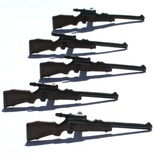 Набор брадсов Eyelet Outlet - Rifle Brads, 12 штук