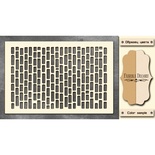 Чипборд Фабрика Декору - Цегла ики 4, колір молочний, крафт