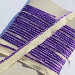 Каптал, с фиолетовой кромкой, ширина 12 мм,  длина 50 см