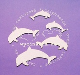 Набір чіпборду від Wycianka - Дельфіни, 5 дет.