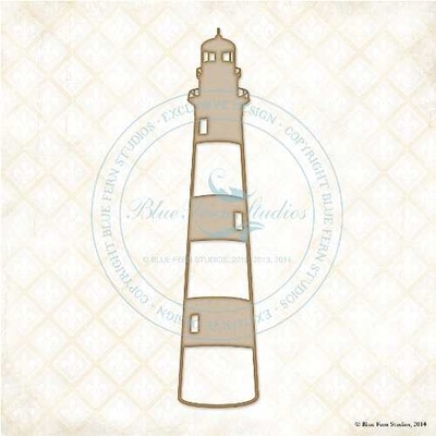 Чипборд Blue Fern Studios - Large Lighthouse