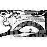 Акриловий штамп "Азія"