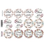 Набір наліпок (стікерів) для журналінгу 1 - 035, ТМ Фабрика Декору