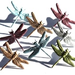 Набор брадсов Eyelet Outlet - Dragonfly Brads - Metallic, 12 шт
