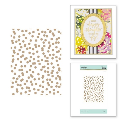 Пластина для фольгування від Spellbinders - ScatteRed Dot Pattern