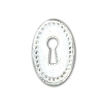 Прикраса «Замкова щілина» від Melissa Frances - Single Keyholes Gloucester - White, 1 шт.