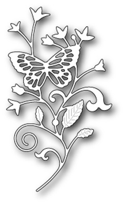 Ніж для вирубки від Poppystamps - Elsa Butterfly Branch