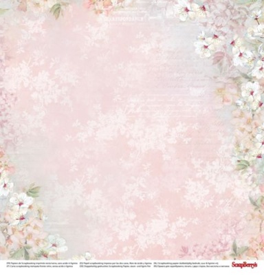 Бумага для скрапбукинга от ScrapBerry's - Старое имение - На заре, 30,5х30,5 см, 190 гр/м, двусторонняя, 1 лист