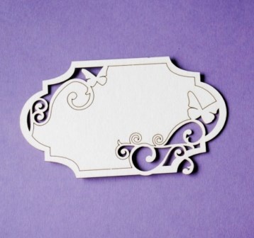 Чипборд від Wycianka - Рамка з метеликами, 1 дет.