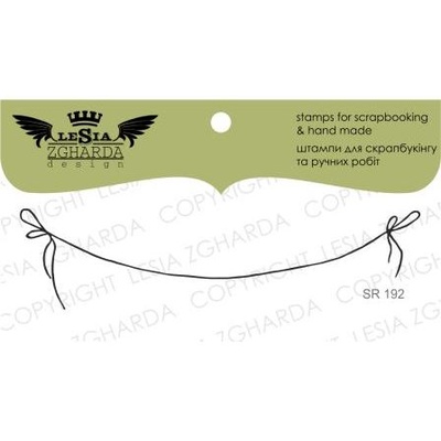 Акриловий штамп Lesia Zgharda SR192 Cord, розмір 9x2.3 см