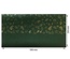 Відріз екошкіри з тисненням золотою фольгою Golden Dill Dark Green, 50см х 25см, ТМ Фабрика Декору