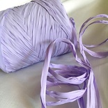 Рафія натуральна, колір ніжно-бузковий, 1 метр