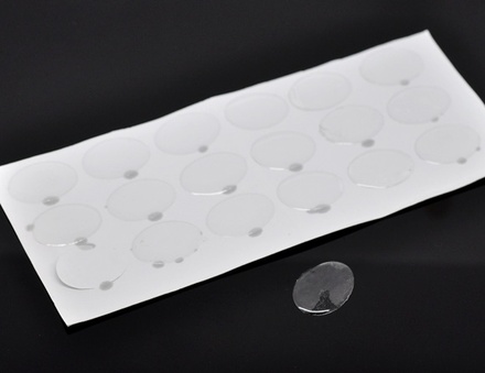 Епоксидні наліпки овальні, 25x18мм, 18 шт.