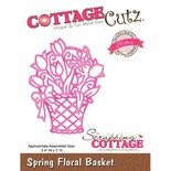 Ніж для вирубки CottageCutz - Spring Floral Basket (Elites)