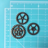 Набір шестерень з пластику під античне золото від E.В.A., 3 шт.