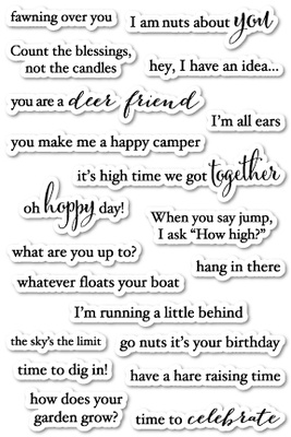 Силіконовий штамп від Poppystamps - Into the Words