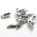 Металлическое украшение "Микрофон", размер 20x9 мм, 1 шт.