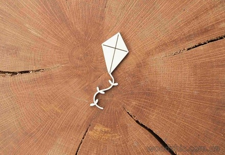 Чипборд "Бумажный Змей" от WOODchic, 2,1х6 см