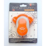 Дырокол угловой -  закругление и прорези для фото, 2,5 см, дизайн 4, ТМ Santi