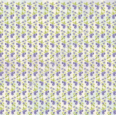 Лист односторонней бумаги от Mona Design - Черника, 30,5х30,5см