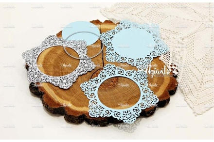 Ножі для вирубки "Серветка-рамка "Ностальгія" від AgiArt