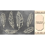 Набір чіпбордів Перья 491, колір молочний, ТМ Фабрика Декору