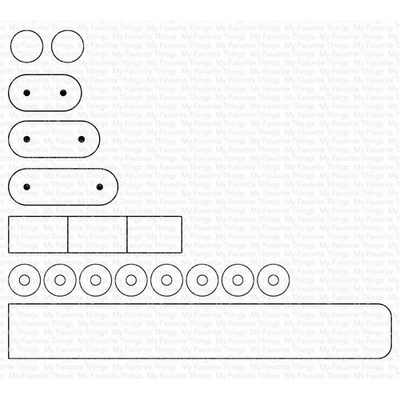 Ніж для вирубки My Favorite Things - Meet in the Middle Interactive Die-namics