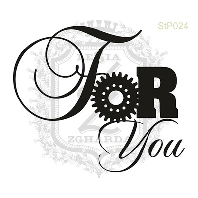 Акриловый штамп Lesia Zgharda StP024 FOR You