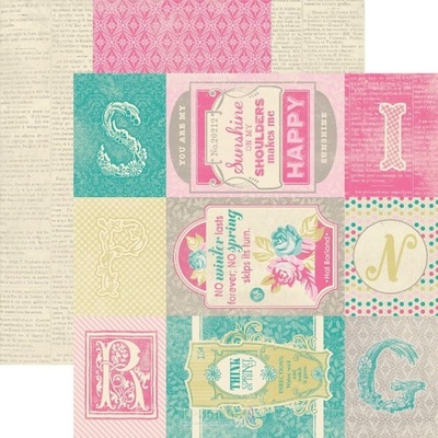 Аркуш скрап-паперу Authentique Enhancements, 30x30 см, двосторонній