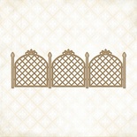 Чипборд Blue Fern Studios - Lattice Fence