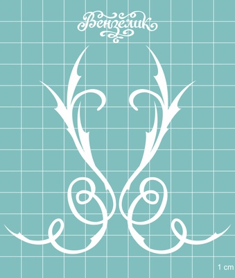 Чипборд от Вензелик - Уголки 17, размер: 106x97 мм