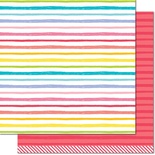 Аркуш скрап-паперу Lawn Fawn - Really Rainbow Double - Sided Cardstock 12"Ruby Red, 30x30 см
