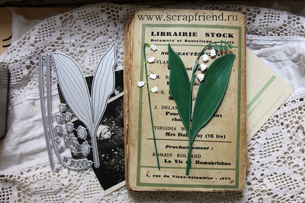 Набір ножів для вирубки від Scrapfriend - Конвалія