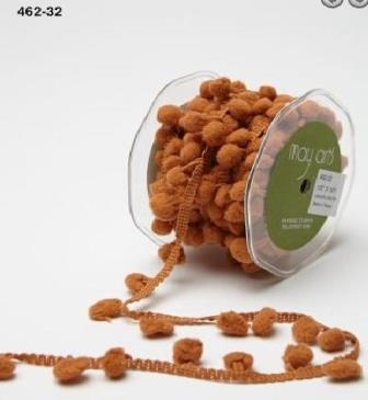 Стрічка Pom Pom String, ширина 1,2см, 90 см, колір античне золото