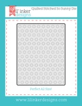 Нож для вырубки от Lil' Inker Designs - Quilted Stitched So Sunny Die