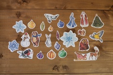 Набор вырубки от Polkadot - "С Новым Годом!"