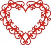 Ніж для вирубки Celtic Heart від Cheery Lynn Designs