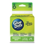 Клеевые капли Glue Dots - Removable - Roll, 200 штук, 13 мм, в рулоне, временное приклеивание