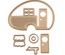Ножі від Spellbinders - Die D-Lites Build a Camper Etched Dies 