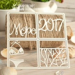 Чипборд ScrapBox - Карточка Project Life набір з 4-x шт. PL-047