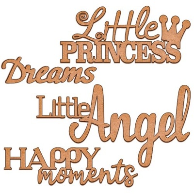 Набір декоративних елементів для шедоубокса №23, ТМ Фабрика Декору