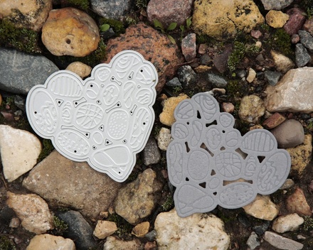 Нож для вырубки от Fluffy Duffy Design - Сердце из речных камушков