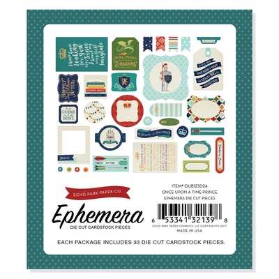 Высечки от Echo Park - Once Upon a Time Prince - Ephemera