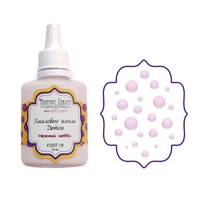 Емалеві краплі (дотси) - Фабрика Декору - Ніжний шеббі, 30 мл