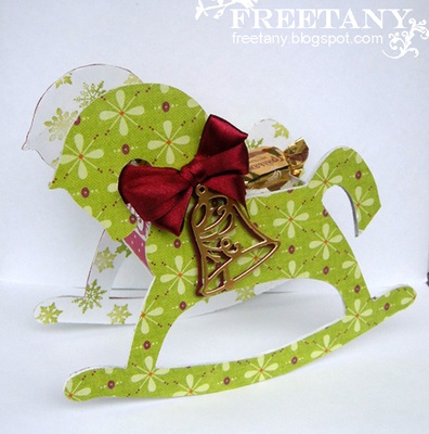 Чипборд. Заготовка "Лошадка 1", 5 дет.