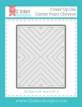 Ніж для вирубки з Lil'Inker Designs - Cover Up Die: Center Point Chevron
