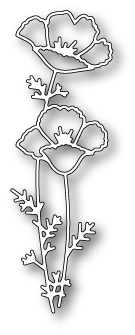 Ніж для вирубки від Memory Box - Dies - Darling Poppies
