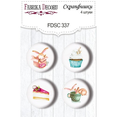 Набор скрапфишек ТМ Фабрика Декора из 4 шт № 337