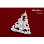 Чипборд Scrapiniec - двошарова ялинка маленька Idea d'oro