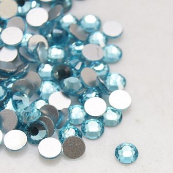 Заготовки для Aquamarine, 3.8~4мм, блакитний колір, 20 шт.